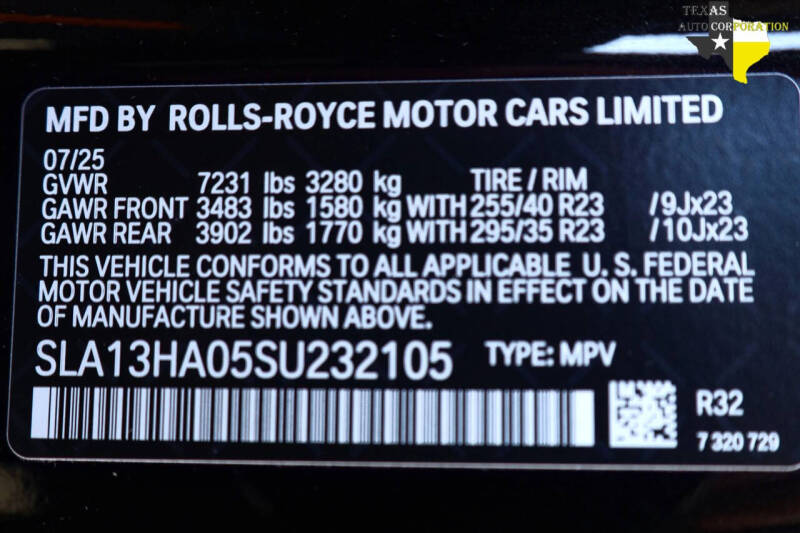 2025 Rolls-Royce Cullinan