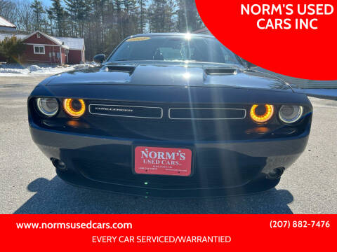 2018 Dodge Challenger for sale at NORM'S USED CARS INC in Wiscasset ME