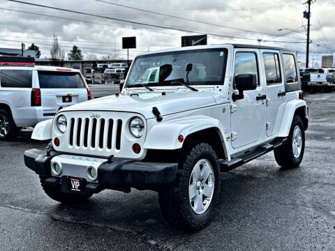 2010 Jeep Wrangler Unlimited for sale at Valley VIP Auto Sales LLC in Spokane Valley WA