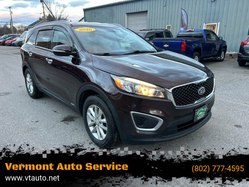 2016 Kia Sorento for sale at Vermont Auto Service in South Burlington VT