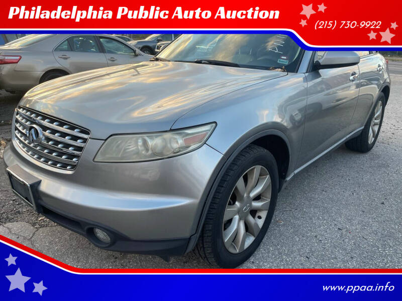 2003 Infiniti FX45 for sale at Philadelphia Public Auto Auction in Philadelphia PA