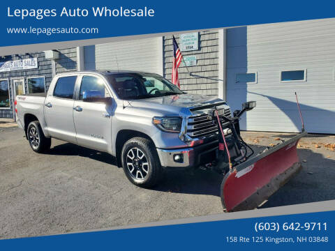 2019 Toyota Tundra for sale at Lepages Auto Wholesale in Kingston NH