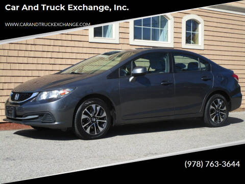 2013 Honda Civic for sale at Car and Truck Exchange, Inc. in Rowley MA
