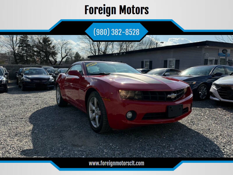 2010 Chevrolet Camaro for sale at Foreign Motors in Kannapolis NC