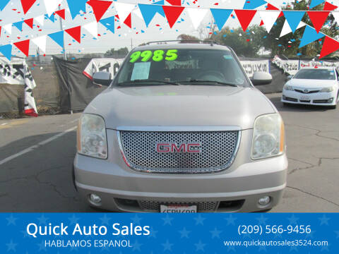 2007 GMC Yukon for sale at Quick Auto Sales in Modesto CA