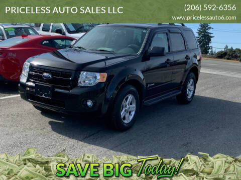 2011 Ford Escape Hybrid for sale at PRICELESS AUTO SALES LLC in Auburn WA