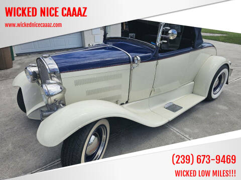 1930 Ford Model A for sale at WICKED NICE CAAAZ in Cape Coral FL