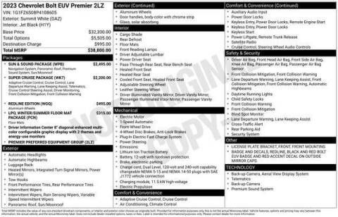 2023 Chevrolet Bolt EUV Premier