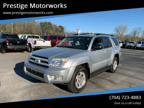 2004 Toyota 4Runner for sale at Prestige Motorworks in Concord NC