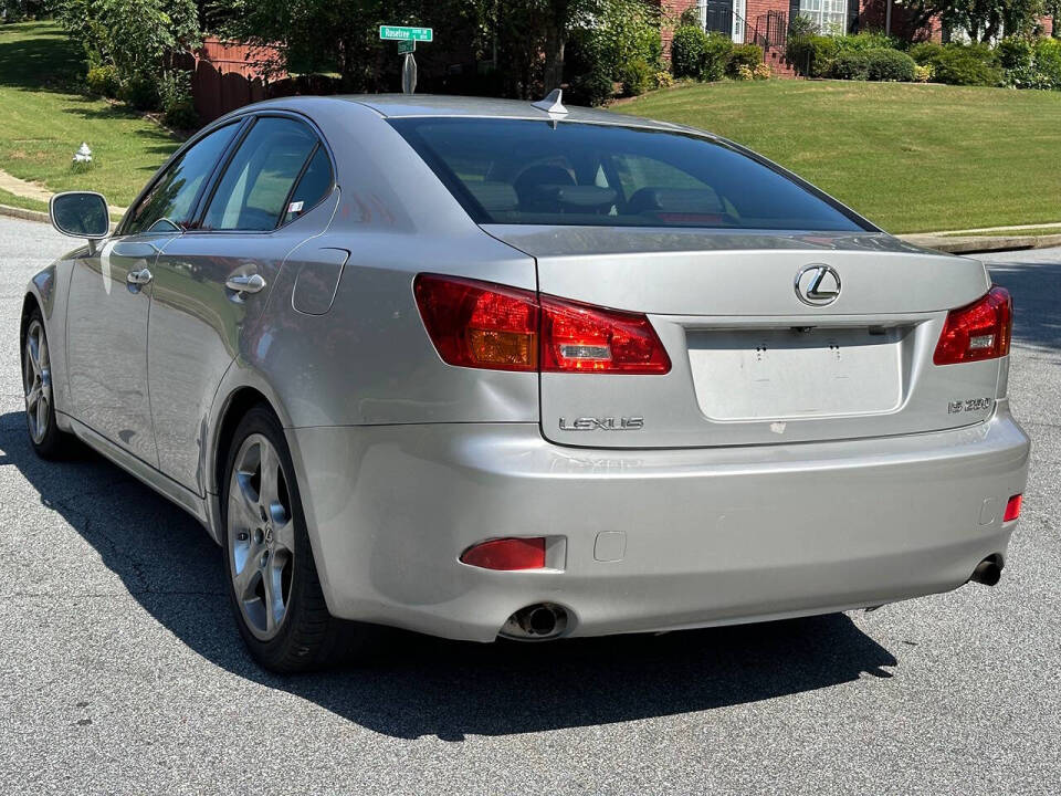 2007 Lexus IS 250 for sale at SHURE AUTO SALES in Snellville, GA