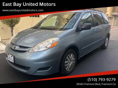 2007 Toyota Sienna for sale at East Bay United Motors in Fremont CA