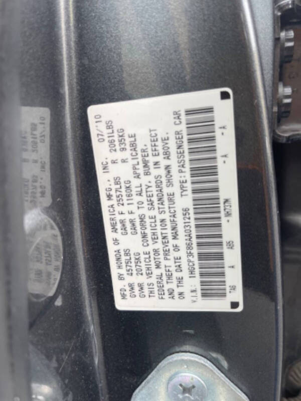 2010 Honda Accord EX-L V6