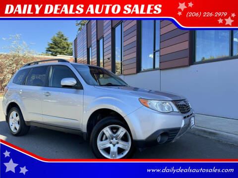 2009 Subaru Forester for sale at DAILY DEALS AUTO SALES in Seattle WA