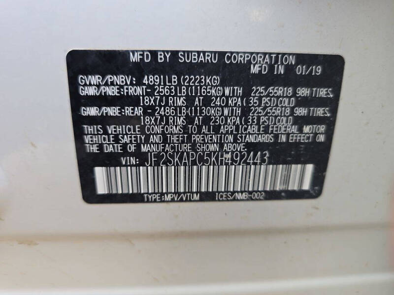 2019 Subaru Forester Sport