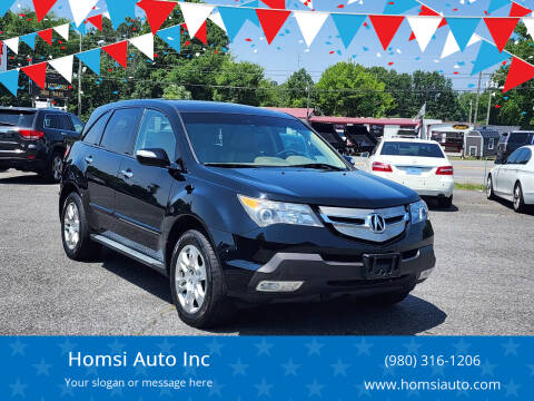 2009 Acura MDX for sale at Homsi Auto Inc in Kannapolis NC