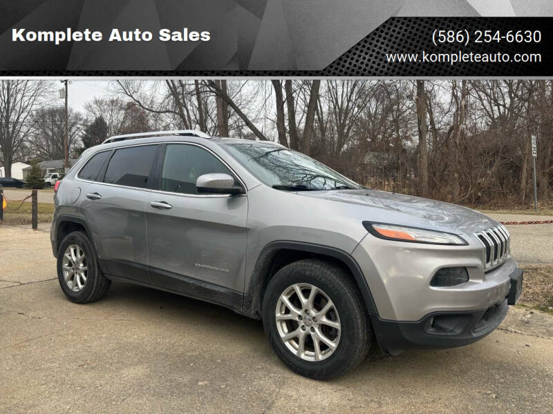 2015 Jeep Cherokee for sale at Komplete Auto Sales in Shelby Township MI