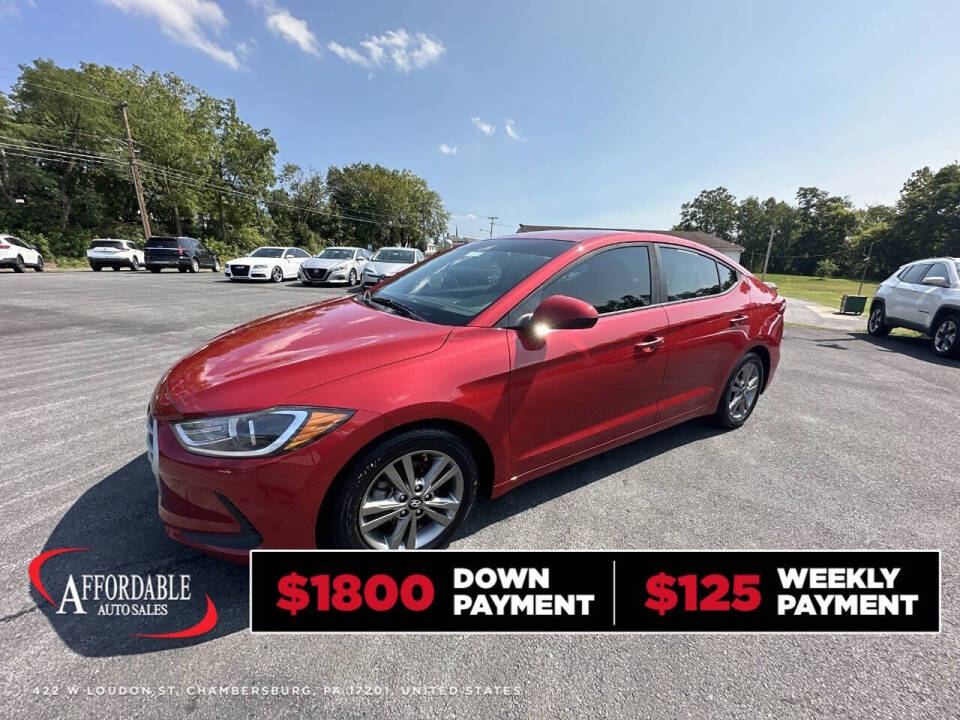 2018 Hyundai ELANTRA for sale at Chambersburg Affordable Auto in Chambersburg, PA