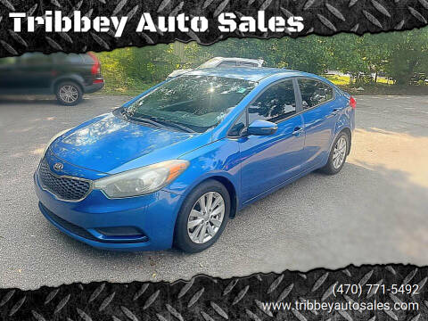 2014 Kia Forte for sale at Tribbey Auto Sales in Stockbridge GA