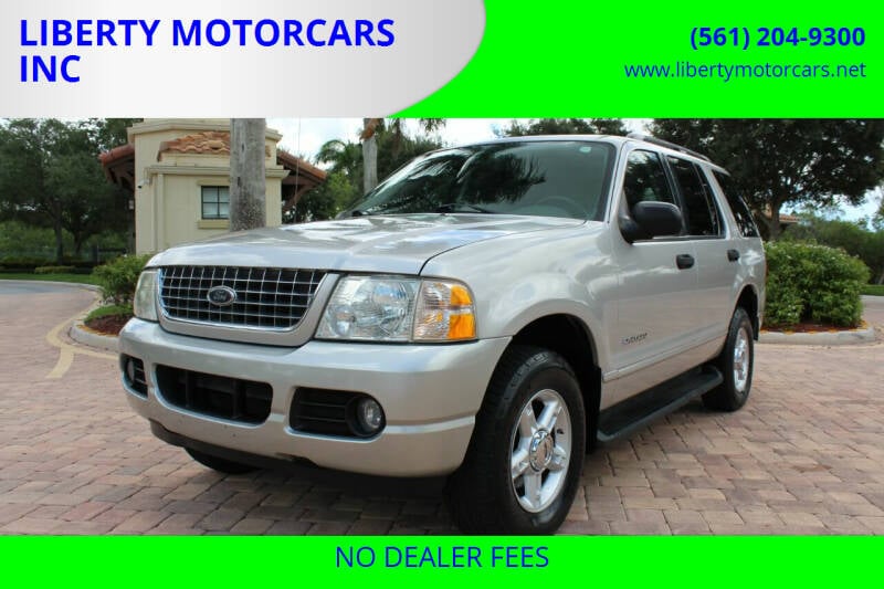 2004 Ford Explorer for sale at LIBERTY MOTORCARS INC in Royal Palm Beach FL
