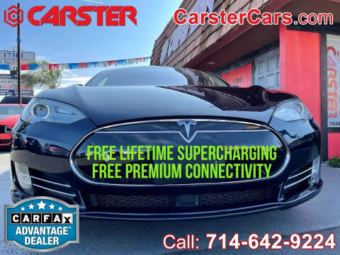 2014 Tesla Model S for sale at CARSTER in Huntington Beach CA