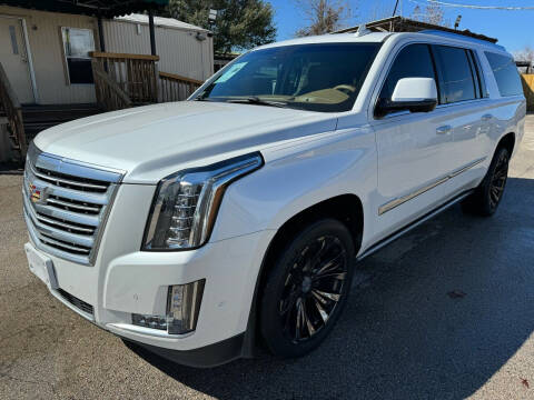 2017 Cadillac Escalade ESV for sale at OASIS PARK & SELL in Spring TX