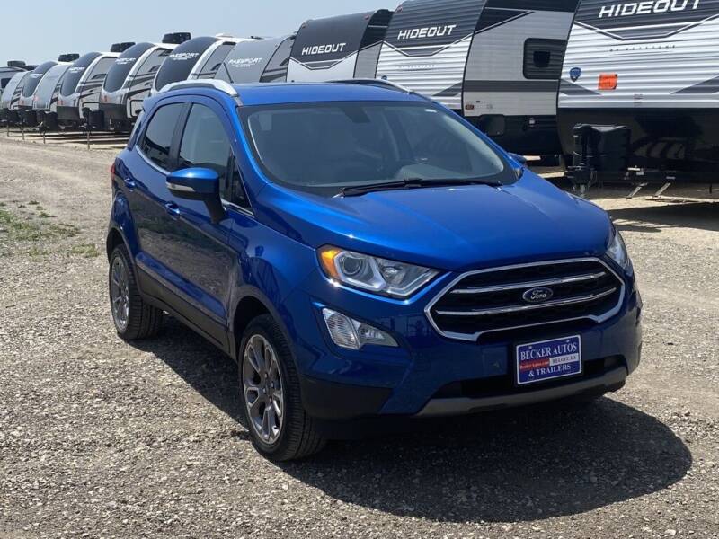 2019 Ford EcoSport for sale at Becker Autos & Trailers in Beloit KS