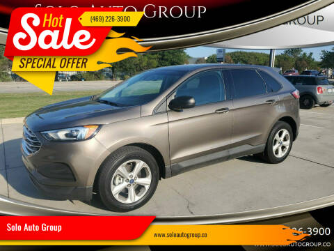 2019 Ford Edge for sale at Solo Auto Group in Mckinney TX