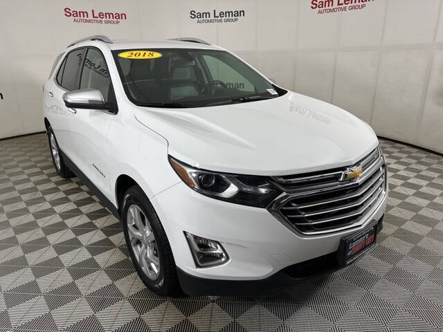 Used 2018 Chevrolet Equinox Premier with VIN 3GNAXMEV5JS588099 for sale in Bloomington, IL