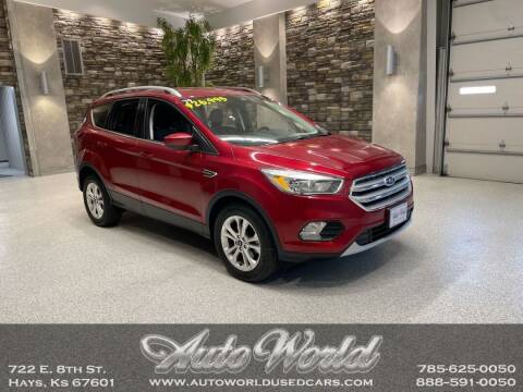 2019 Ford Escape for sale at Auto World Used Cars in Hays KS