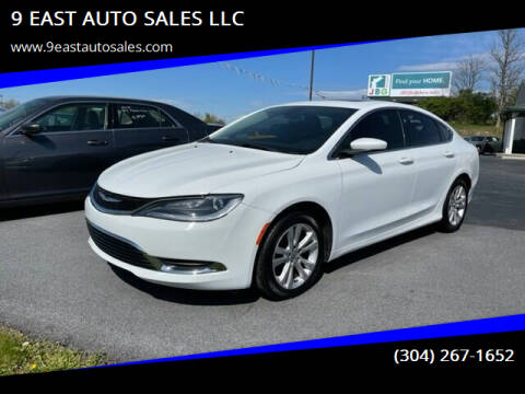 2015 Chrysler 200 for sale at 9 EAST AUTO SALES LLC in Martinsburg WV