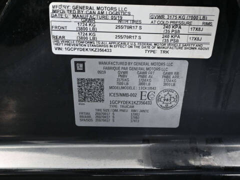 2019 Chevrolet Silverado 1500