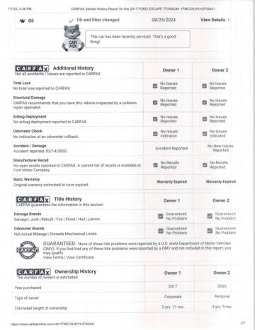 2017 Ford Escape Titanium