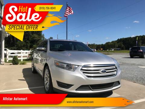 2013 Ford Taurus for sale at Allstar Automart in Benson NC