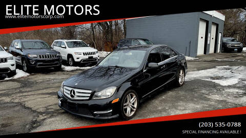 2013 Mercedes-Benz C-Class for sale at ELITE MOTORS in West Haven CT