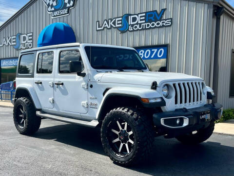 2020 Jeep Wrangler Unlimited for sale at Lakeside Auto RV & Outdoors - Auto Inventory in Cleveland OK