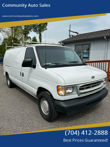 2001 Ford E-Series for sale at Community Auto Sales in Gastonia NC