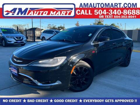 2015 Chrysler 200 for sale at AM Auto Mart Marrero LLC in Marrero LA