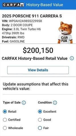 2025 Porsche 911 Carrera S