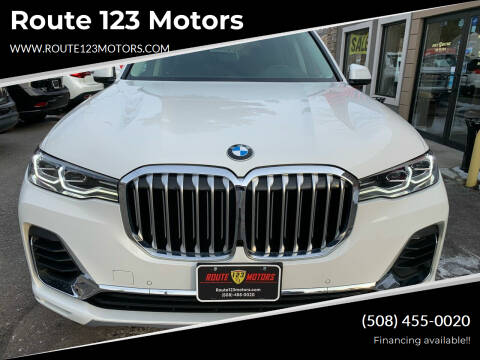 2020 BMW X7 for sale at Route 123 Motors in Norton MA