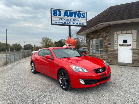 2010 Hyundai Genesis Coupe for sale at 83 Autos in York PA