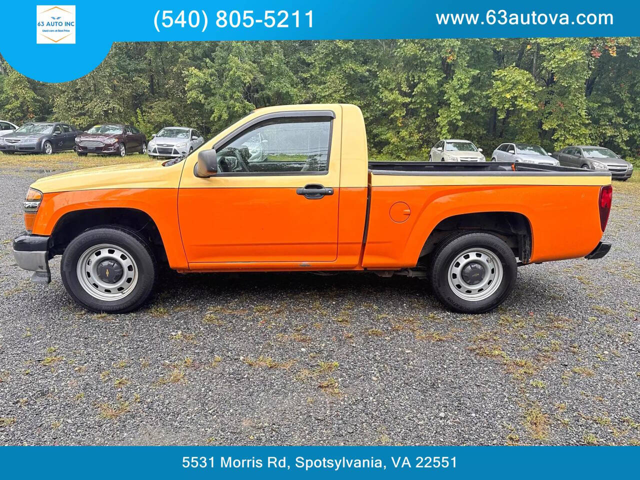 2012 Chevrolet Colorado for sale at 63 Auto Inc in Spotsylvania, VA