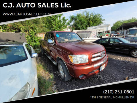 2006 Toyota Tundra for sale at C.J. AUTO SALES llc. in San Antonio TX
