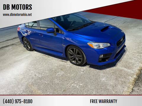 2017 Subaru WRX for sale at DB MOTORS in Eastlake OH