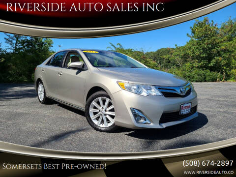 2014 Toyota Camry for sale at RIVERSIDE AUTO SALES INC in Somerset MA