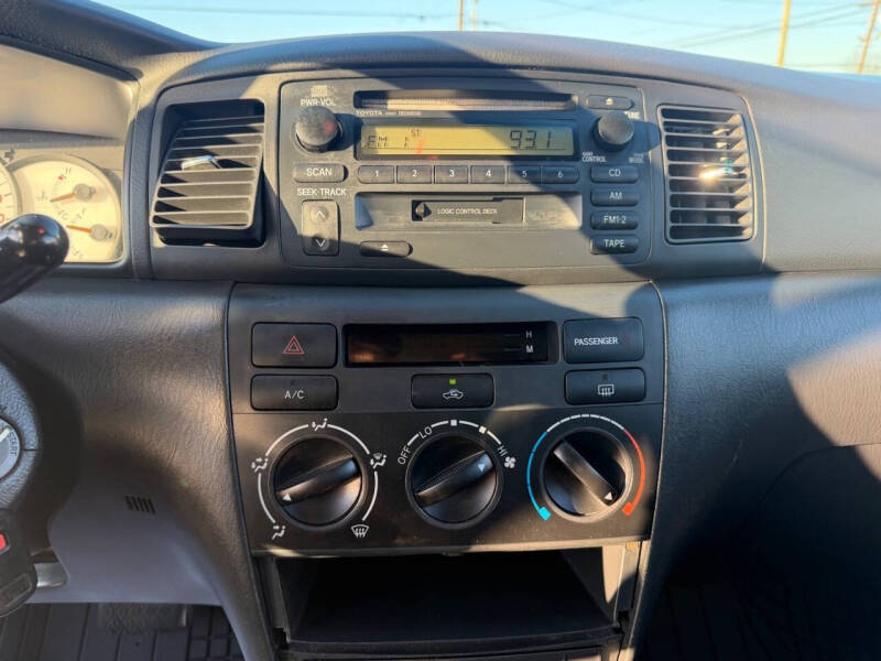 2003 Toyota Corolla S