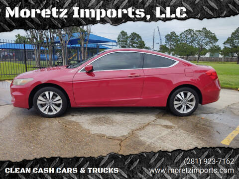 2012 Honda Accord for sale at Moretz Imports, LLC in Spring TX