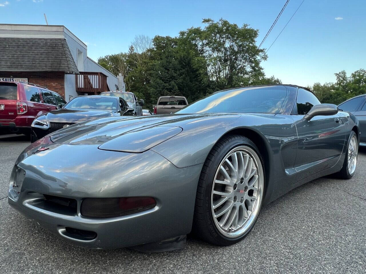 Silver 2004 Chevrolet Corvette Base Convertible 2dr Convertible 1