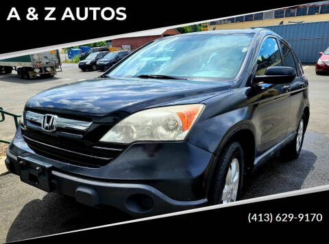 2009 Honda CR-V for sale at A & Z AUTOS in Westfield MA