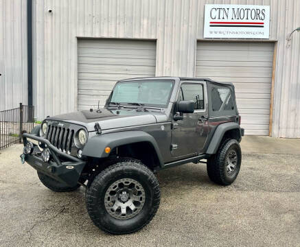 2017 Jeep Wrangler for sale at CTN MOTORS in Houston TX