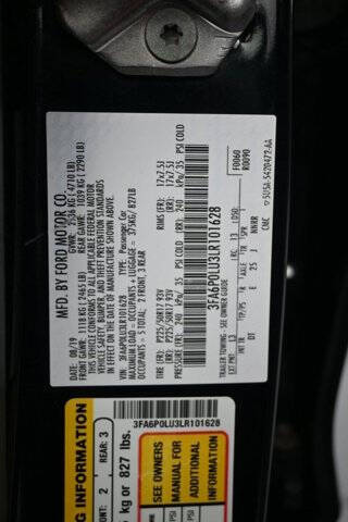 2020 Ford Fusion Hybrid SE